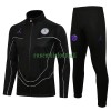 Paris Saint-Germain Black Gold Version Ensemble Vestes d'Entraînement 21-22 Pour Homme